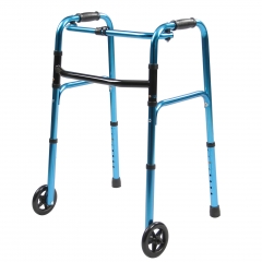 Déambulateurs pliants standard en aluminium